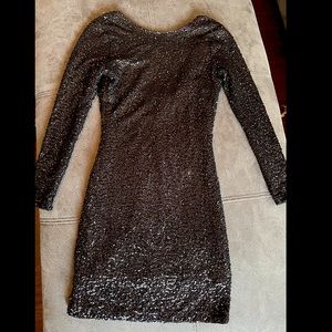 Gorgeous black sequin mini dress!!